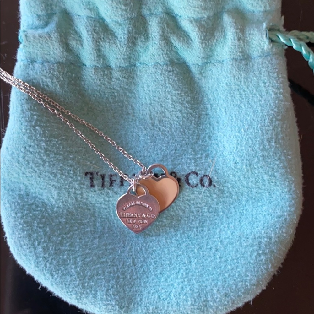 Tiffany & Co Double Heart Necklace